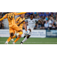 Forward Ronaldo Damus with Colorado Springs Switchbacks FC