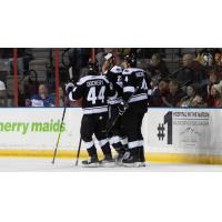 Wichita Thunder's Dominic Dockery and Jérémie Bucheler on game night