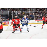 Utica Comets and Syracuse Crunch on game night