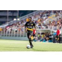 Pittsburgh Riverhounds SC midfielder/wing back Junior Etou