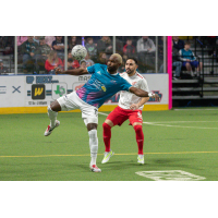 St. Louis Ambush forward Franck Tayou against the Kansas City Comets