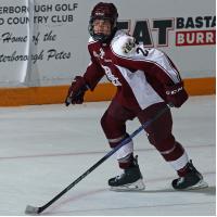 Kaiden Thatcher of the Peterborough Petes