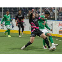 St. Louis Ambush battle for control of the ball vs. the Dallas Sidekicks